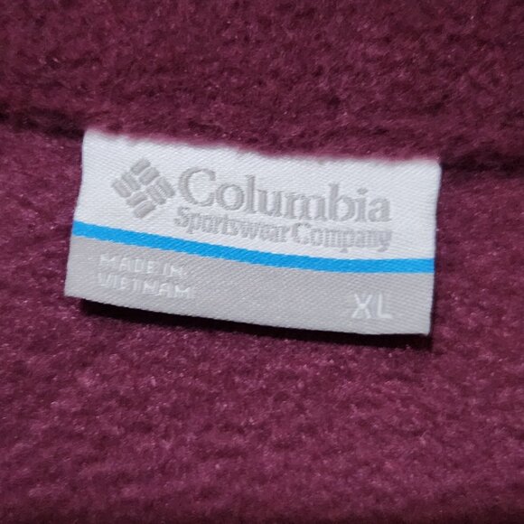 Columbia Zip Up Fleece Jacket Size Extra Large - Picture 9 of 9